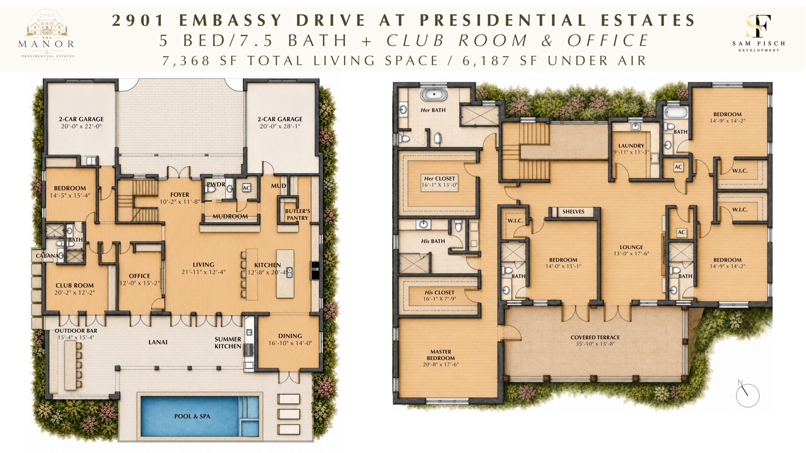2901 Embassy Drive marketing floor plan